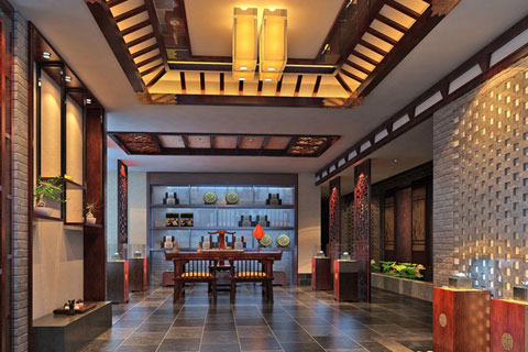 中式风格茶楼设计，大气华贵充满文化气息