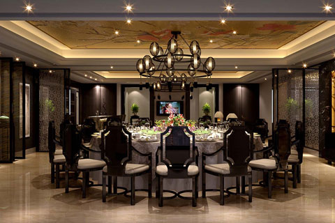 湖南宾馆现代简约中式装修案例——深邃古朴，优雅达观