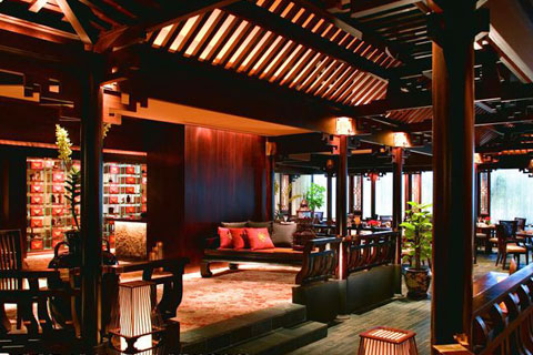 新中式餐厅设计，富丽文雅古韵悠悠