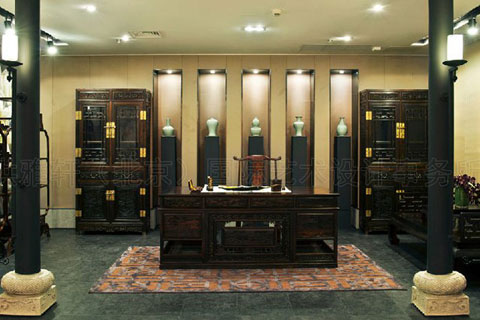 中式家具展厅装修，渲染古典文化的典雅韵味