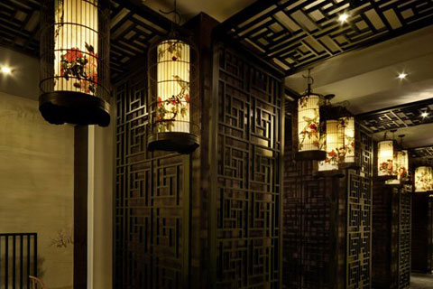 中式风格的展厅设计，高档大气雅意非凡
